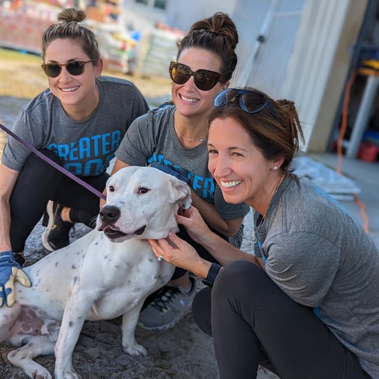 20230206_Volunteers Smiling with Dog_©GGC_Gulf Coast Humane Society_Rescue Rebuild Phase Two (1) copy