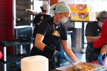 Meal prep for essential workers (Photo © World Central Kitchen)