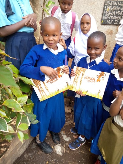 students with books