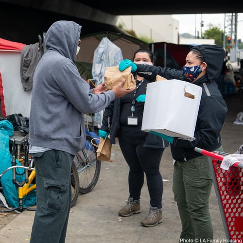 caring for the vulnerable with food