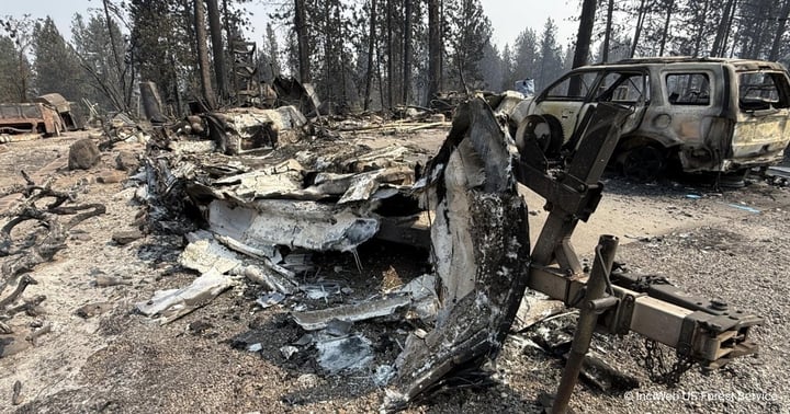 destruction and aftermath of the Spokane, WA wildfires