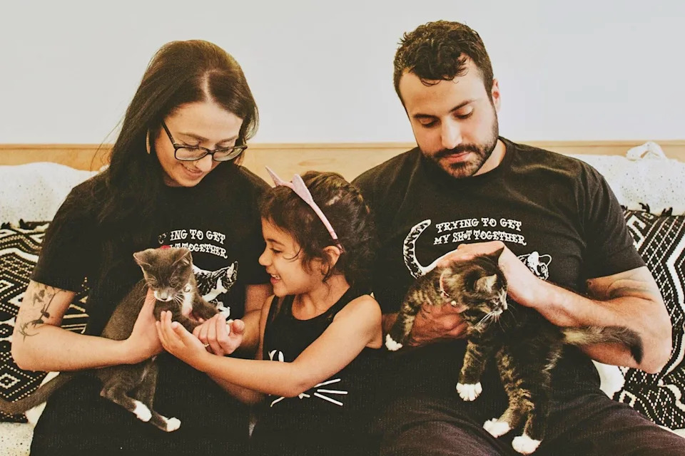 Tori and Justyn Cozza Win National Feline Foster Hero Award: 'It's What We Love Doing as a Family'