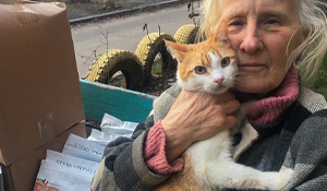 Tiny Shelter, Big Love: Lyudmila Gives Abandoned Pets a Second Chance in War-Torn Kramatorsk