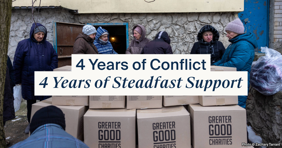 Still Here, Still Helping: 4 Years of War in Ukraine