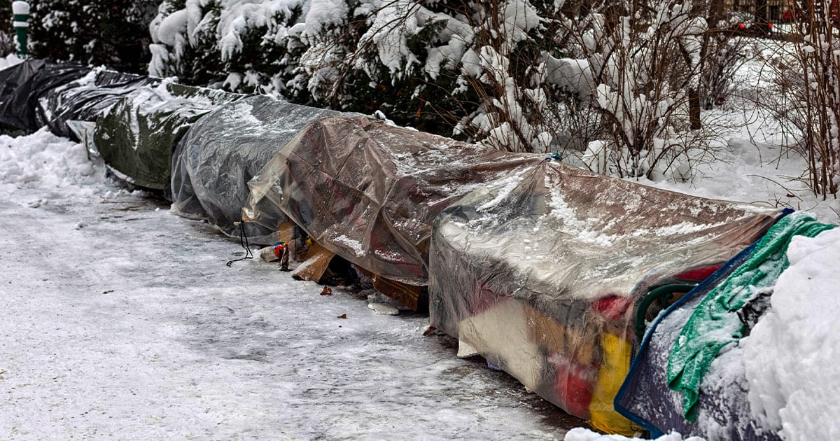 The Struggle of Unhoused Communities During Severe Weather